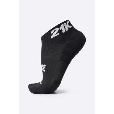 Imagem de Meia para Corrida HUPI Running Pro 21K Preto - Curta, UNICO