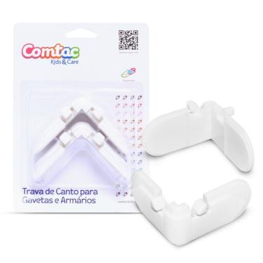 Imagem de Trava De Canto Para Gavetas E Armários Comtac Kids 4132