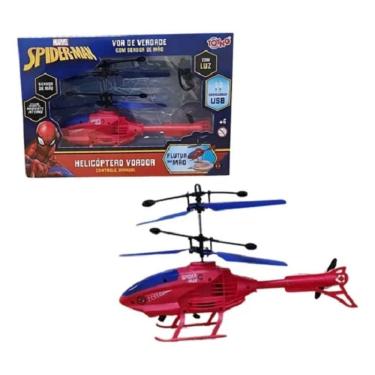 Imagem de Helicóptero SpiderMan 20 Cm Voador Com Sensor de Mão – Flutua na Mao - Toyng