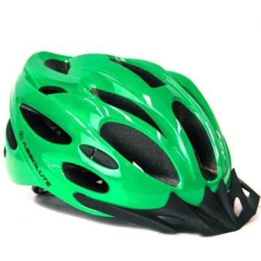 Imagem de Capacete Ciclismo Bike Absolute Nero Wt032 Led Pisca Viseira, Verde, M
