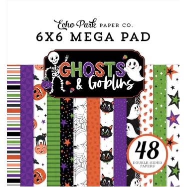 Imagem de Echo Park Paper Ghosts and Goblins Cardmakers 6X6 Mega Pad, Multi