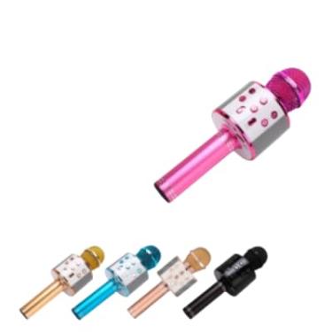 Imagem de Microfone Sem Fio Bluetooth Karaokê, 5 Cores, com LED