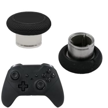 Imagem de Mingxiong Pacote Com 2 Joysticks Elite Controller Curtos De Substituição Para Controle Xbox Series, Analógicos Magnéticos Côncavos Altura Padrão 0,39 Pol. (Preto)