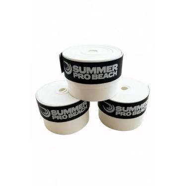 Imagem de Overgrip Premium Tenis Beach Tennis - Summer Pro - kit 3 Unidades (Branco)