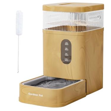 Imagem de Garnder Pet Dispensador automático de água para cães Garvity Waterer com tigela de aço inoxidável, 8,5 L, alimentador de água de grande capacidade para cães, gatos, animais de estimação, sem BPA e sem
