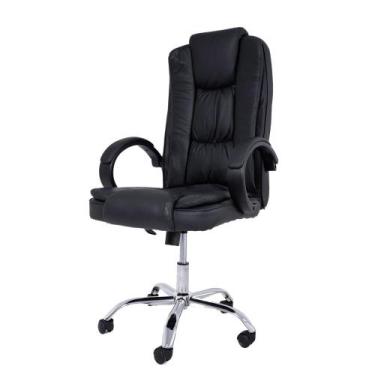 Imagem de Cadeira de Escritório Office com rodízios Presidente Giratória - Ecomm