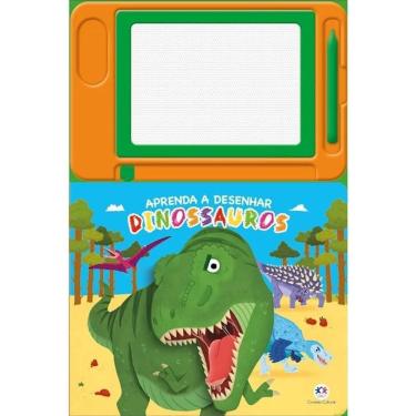 Imagem de Lousa Magnética - Aprenda A Desenhar - Dinossauros