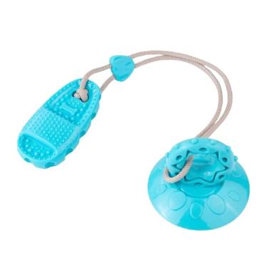 Imagem de YOUNEEDFUL Brinquedo com ventosa para cães 2025 - estilo cabo de guerra com corda, mastigadores grandes e agressivos - Puxar resistente ao desgaste, brinquedos de bola para dentição de filhotes