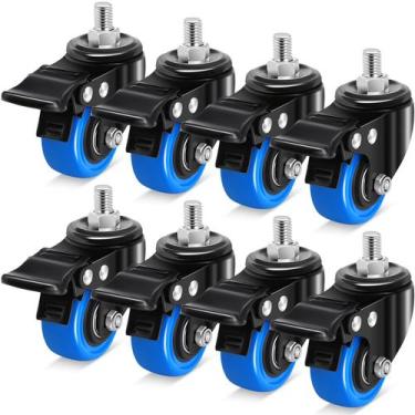 Imagem de Stem Caster Wheels Humagineer Heavy Duty, conjunto de 8 polegadas