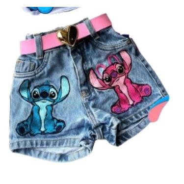 Imagem de Short jeans Disney feminino - roupa menina - Cheios de charme, Lilo st