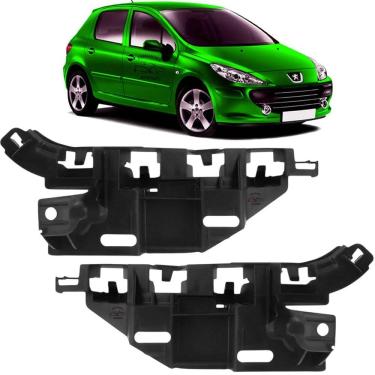 Imagem de Par 2 Guia Parachoque Dianteiro Peugeot  2009