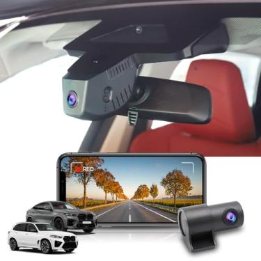Imagem de Fitcamx Frente 2160P+Traseiro 1080P Dash Cam Adequada para BMW X5 X5 M Hybrid & X6 X6 M 2024-2026 (G05/G06), OEM Estilo, Dual HD Vídeo, WiFi&APP, Loop Gravação, G-Sensor, Fácil de Usar, 128GB Cartão