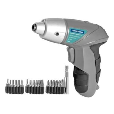 Imagem de Parafusadeira Bateria 1/4 Biv 4,8v+kit 21 Peças