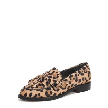Imagem de Franco Sarto Mocassim feminino Carolyn Low, Camurça com estampa de leopardo caramelo, 39