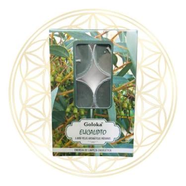 Imagem de Vela Aromática Para Rechaud Indiana Goloka, EUCALIPTO