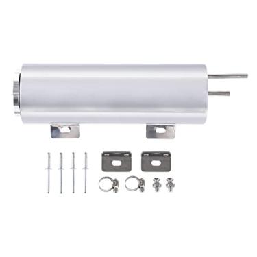 Imagem de FGJQEFG 7,62 cm x 22,86 cm Universal Radiador Transbordamento Puke Garrafa de Aço Inoxidável Polido com Tampa Torcida 946 ml