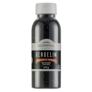 Imagem de Gergelim Black em Grãos Naturais 170g Saladas Massas Comida Japonesa Fitness Rico em Proteínas Sésamo Real