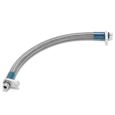 Imagem de SFriding Mangueira de óleo de linha de exclusão de refrigerador de óleo para Honda TRX450R 2004-2005, 15600-HP1-003, 15510-HP1-000, 15520-HP1-000, prata