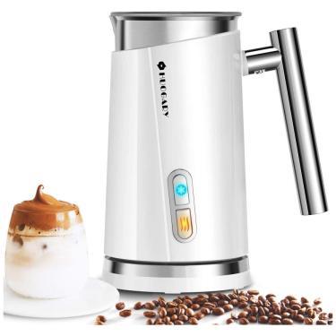 Imagem de Espumador de Leite Elétrico 295 mL com Função de Manter Aquecido, 110V, Huogary, Branco