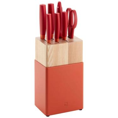 Imagem de Conjunto de Facas Now, 8 Peças, Aço Inoxidável, ZWILLING J.A. HENCKELS 33421 000, Laranja