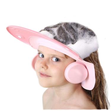 Imagem de Chápeu Viseira Infantil Protetor de Olhos Hora do Banho, AMTOOCH 00001, Rosa