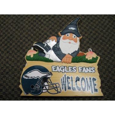 Imagem de Placa de cerca de gnomo de madeira Philadelphia Eagles