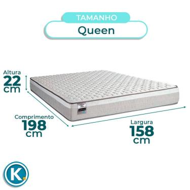 Imagem de Conjunto Cama Box Bau Blindado Queen + Colchão Molas Ensacadas Hanover Inducol