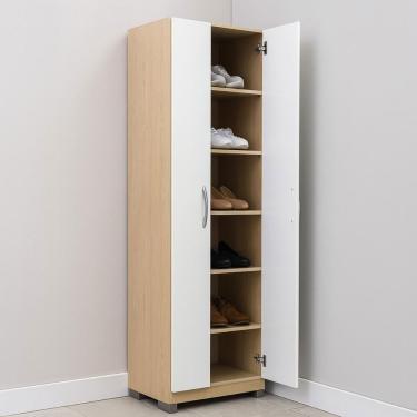 Imagem de Armário Sapateira Multiuso 2 Portas Dm-579 Branco Riviera