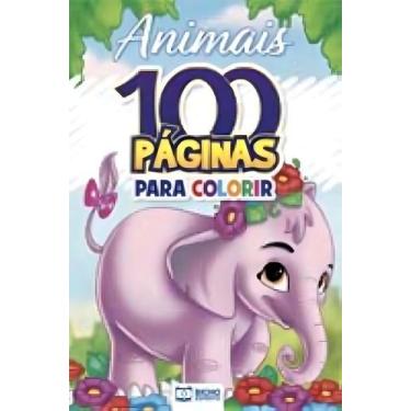 Imagem de 100 Paginas Para Colorir - Animais - RIDEEL / BICHO ESPERTO, Sortido