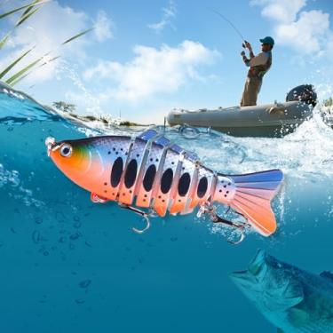 Imagem de Iscas de pesca, 10 cm, 15,6 g, plástico, artificial, realista, ferramentas de pesca, acessório para entusiastas de pesca, amantes de pesca, pesca de truta robalo