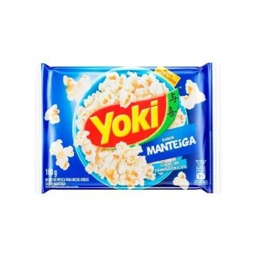Imagem de Milho de Pipoca Para Micro-ondas Sabor Manteiga Yoki 100g