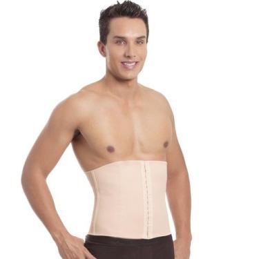 Imagem de Cinta Masculina Modeladora e Redutora Abdominal - Esbelt, EG, Bege