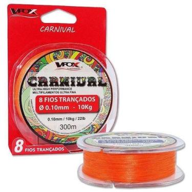 Imagem de Linha Pesca Multifilamento Carnival Ultra Fina 8 Fios - Chang