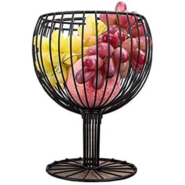 Imagem de BSNANCA 1 suporte de frutas, tigela de frutas em forma de copo, cesta de frutas de metal, para frutas/legumes/doces/pão