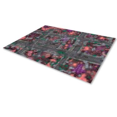 Imagem de Playmat Premium Para Wargame Rpg 180x120 Cidade Alien