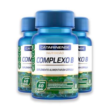 Imagem de Kit 3 Complexo B Catarinense 60 Cápsulas