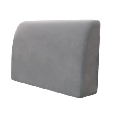 Imagem de WeiLaiKeQi Almofada de encosto em cunha, suprimentos para encosto de sofá, almofada portátil para cadeira, ergonômica, Cinza Claro