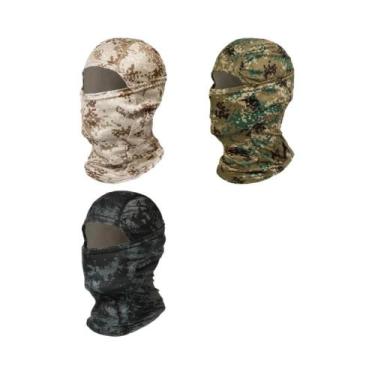 Imagem de Conjunto De 3 Peças De Balaclava Protetora Solar Respirável Unissex Pa