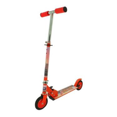 Imagem de Patinete Infantil Dobrável Super Radical Vermelho Suporta até 50kg Zip