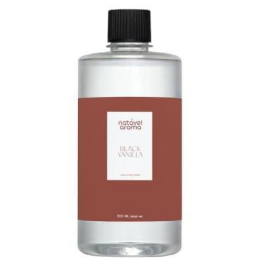 Imagem de Refil Agua Perfumada 500ml Odorizante Aromas de Ambiente Lençol Tecidos (Black Vanilla)