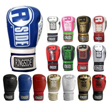 Imagem de Ringside Luvas de treino de boxe Apex Flash, BL/WH, 400 ml