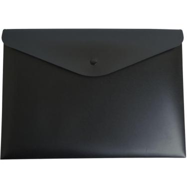 Imagem de Pasta Envelope A4 Preto com Botão - Dello