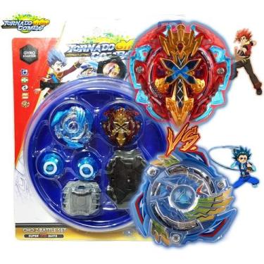 Imagem de Kit 2 Beyblade Burst Valtryek Vs Xcalius + 4 Lançadores Ganhe Arena Be