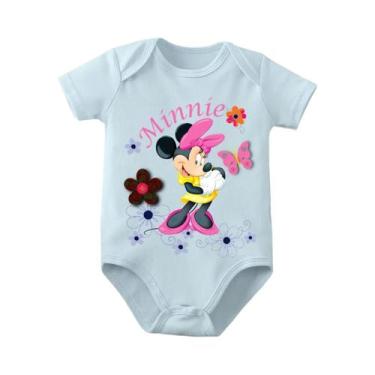 Imagem de Macacão De Bebê Mickey Mouse 100% Algodão Para Recém-Nascidos De 0 a 1