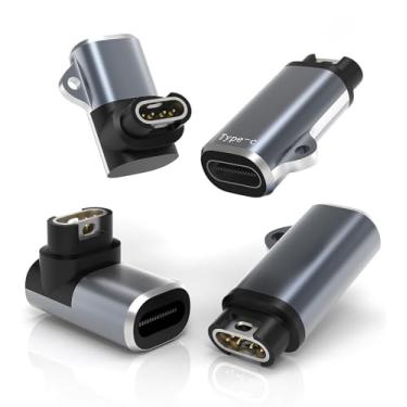 Imagem de Sinoacc Adaptador de carregador compatível com Garmin Watch USB C para Garmin Adaptador de carregador para relógio Fenix/Forerunner/Venu/Instinct/Vivoactive/Tactix/Approach/Vivomove/Quatix Watch