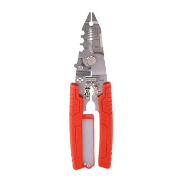 Imagem de Bothyi Alicate decapador de fios, alicate de corte de cabos, cabo ergonômico, portátil, robusto e fácil de usar, ferramenta para teste de voltagem e