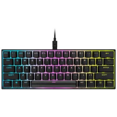 Imagem de Teclado Mecânico Gamer Corsair K65 Mini, RGB, USB, Switch Cherry MX Speed, Compacto, CH-9194014-NA-Unissex