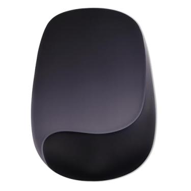 Imagem de Mouse pad com suporte para descanso de pulso, mouse ergonômico com almofada de gel confortável, mouse pad para jogos com base de poliuretano antiderrapante, alivia a dor, para laptop de computador de