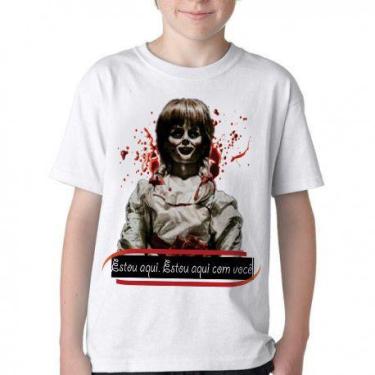 Imagem de Camiseta Infantil ou adulto  Annabelle Blusa Criança todos tamanhos, 1