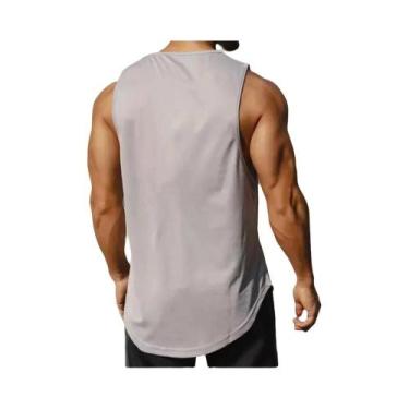 Imagem de Camiseta Sem Mangas Para Academia Masculina De Secagem Rápida, T-Shirt